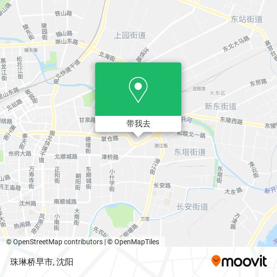 珠琳桥早市地图
