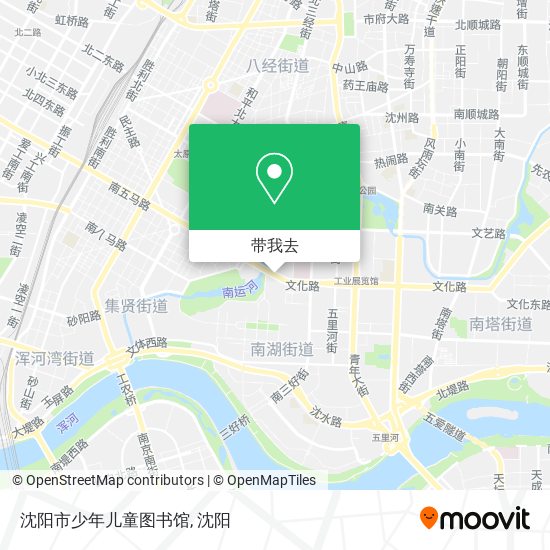 沈阳市少年儿童图书馆地图