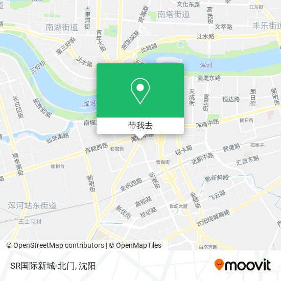 SR国际新城-北门地图
