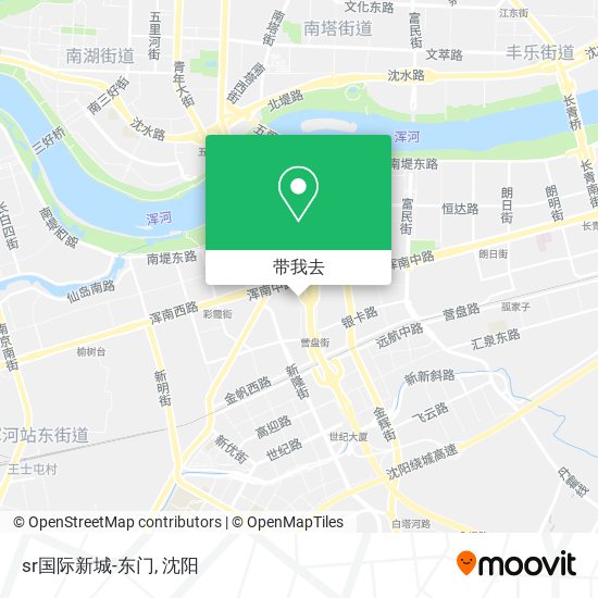 sr国际新城-东门地图