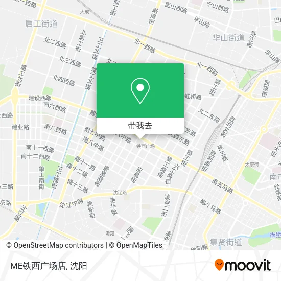 ME铁西广场店地图