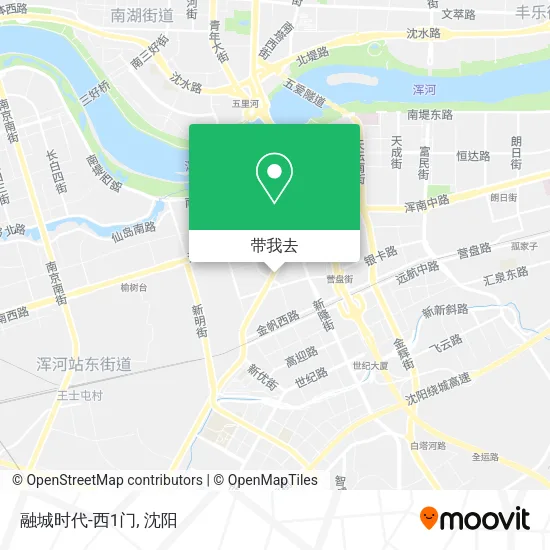 融城时代-西1门地图