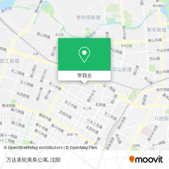 万达美轮美奂公寓地图