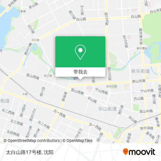 太白山路17号楼地图
