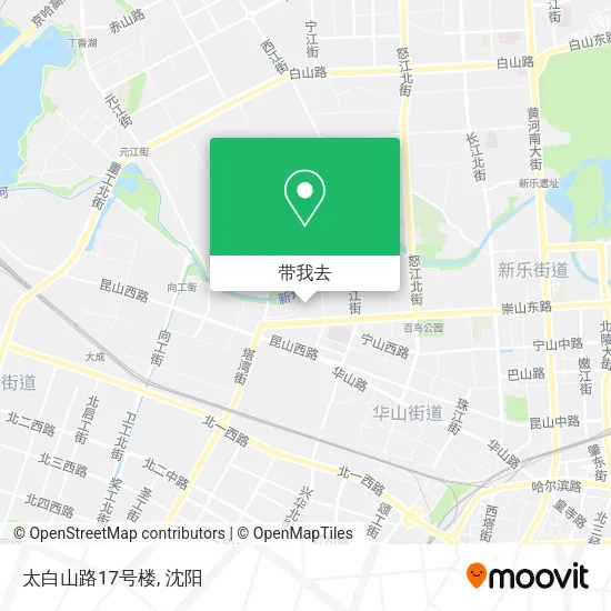 太白山路17号楼地图