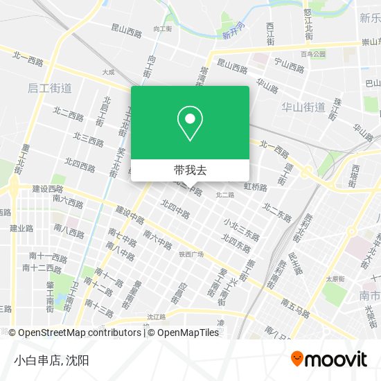 小白串店地图