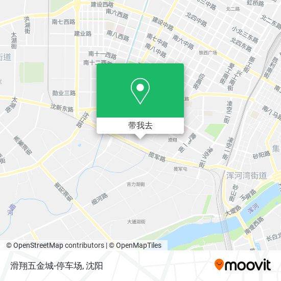滑翔五金城-停车场地图