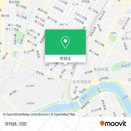 滑翔路地图