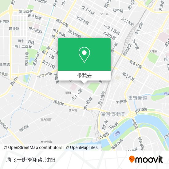 腾飞一街滑翔路地图