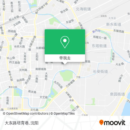 大东路培育巷地图