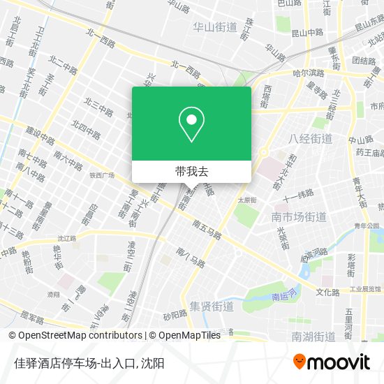 佳驿酒店停车场-出入口地图