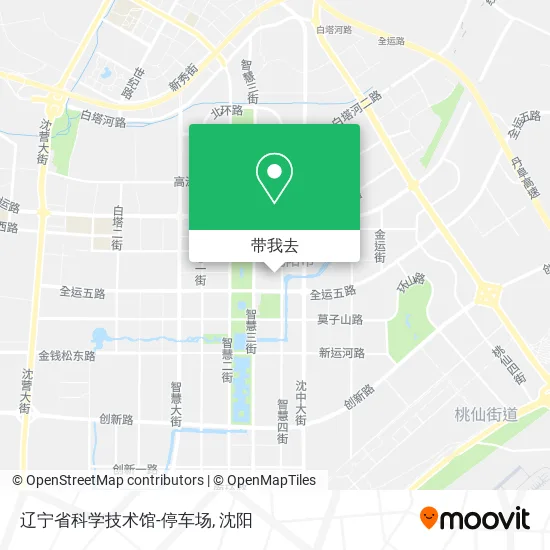辽宁省科学技术馆-停车场地图