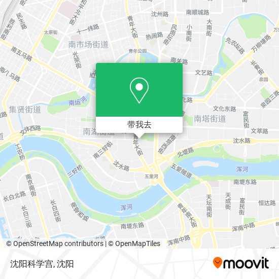 沈阳科学宫地图