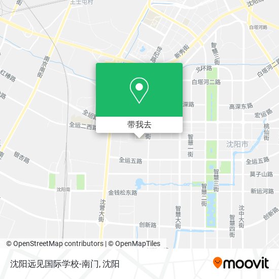沈阳远见国际学校-南门地图
