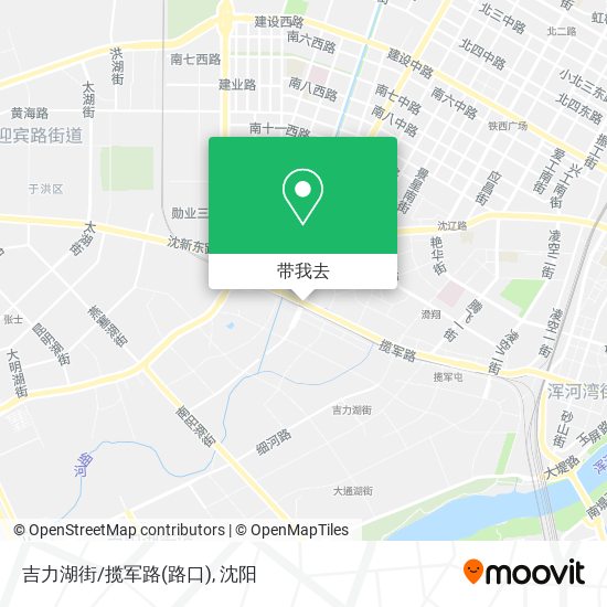 吉力湖街/揽军路(路口)地图