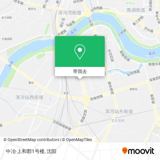中冶·上和郡1号楼地图