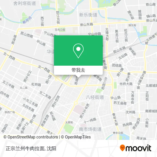 正宗兰州牛肉拉面地图