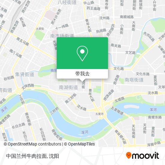 中国兰州牛肉拉面地图