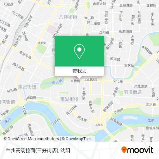 兰州高汤拉面(三好街店)地图