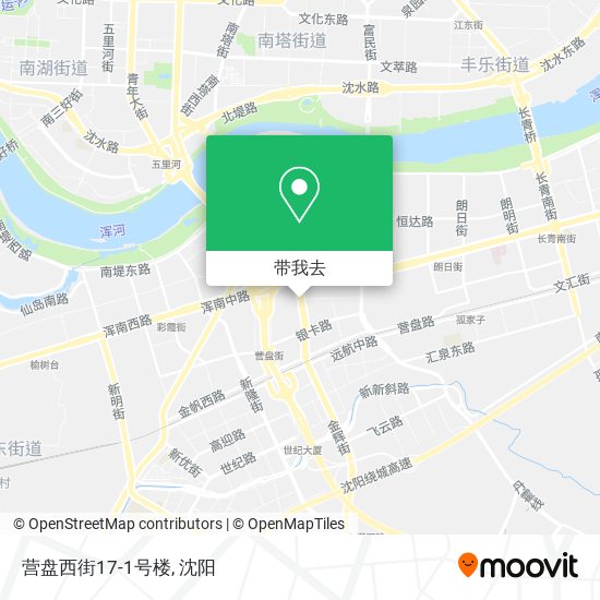 营盘西街17-1号楼地图