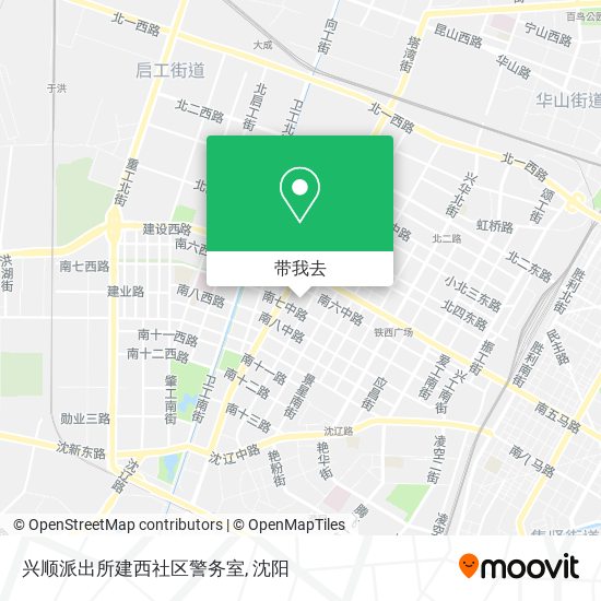 兴顺派出所建西社区警务室地图