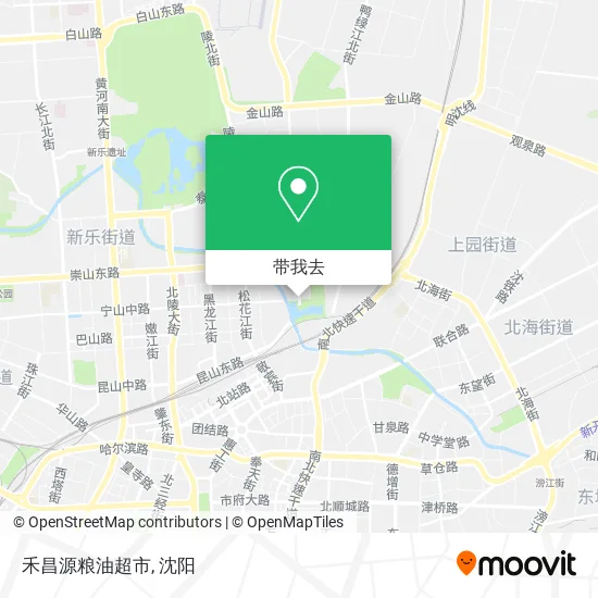 禾昌源粮油超市地图