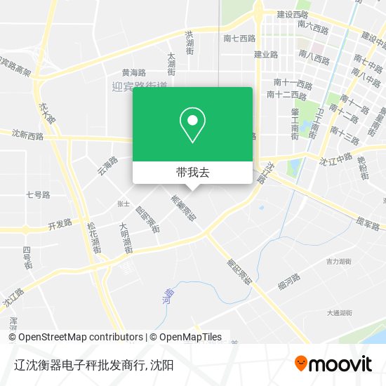 辽沈衡器电子秤批发商行地图