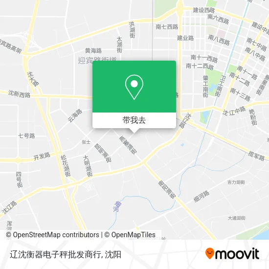 辽沈衡器电子秤批发商行地图
