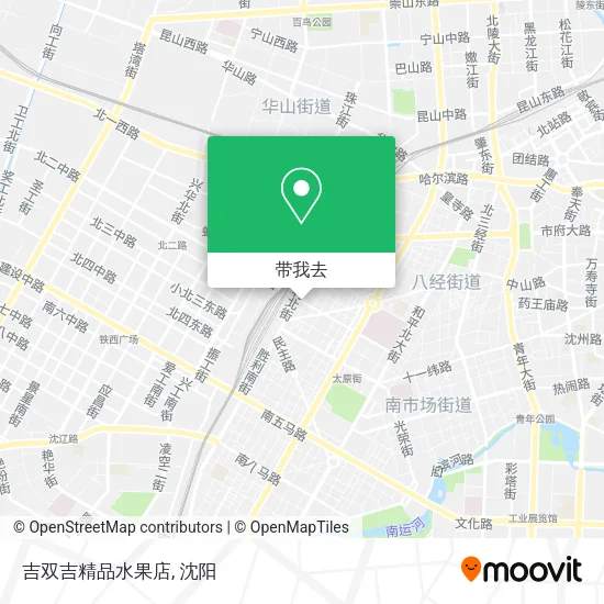 吉双吉精品水果店地图