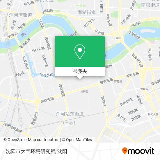 沈阳市大气环境研究所地图