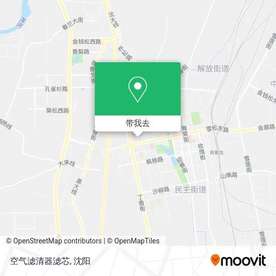 空气滤清器滤芯地图