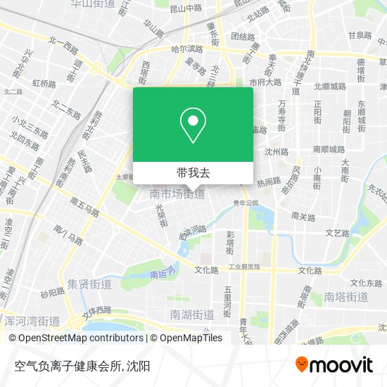 空气负离子健康会所地图