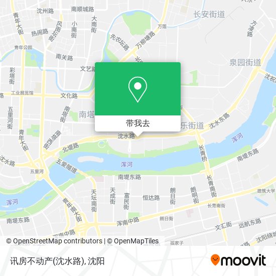 讯房不动产(沈水路)地图