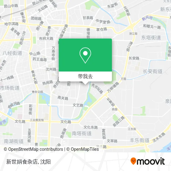 新世娟食杂店地图