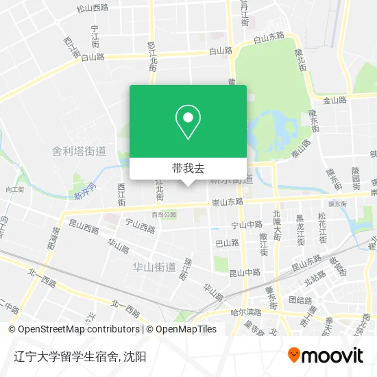 辽宁大学留学生宿舍地图