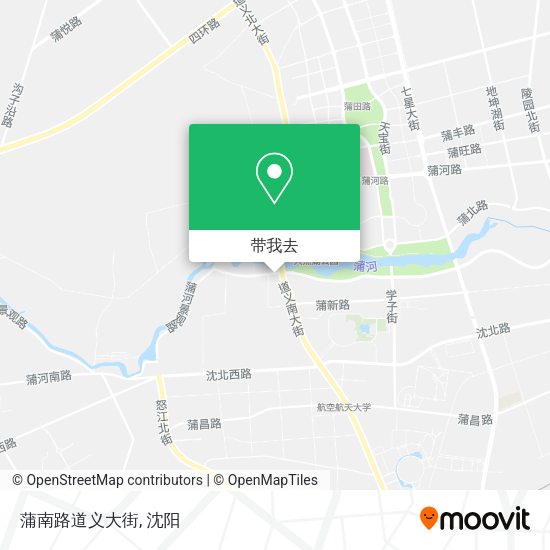 蒲南路道义大街地图