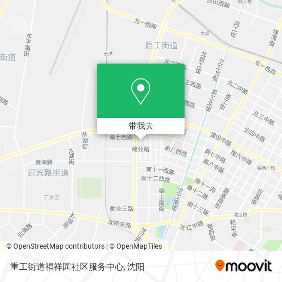 重工街道福祥园社区服务中心地图