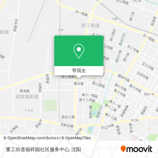 重工街道福祥园社区服务中心地图