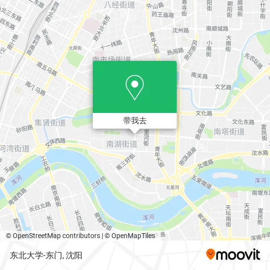 东北大学-东门地图