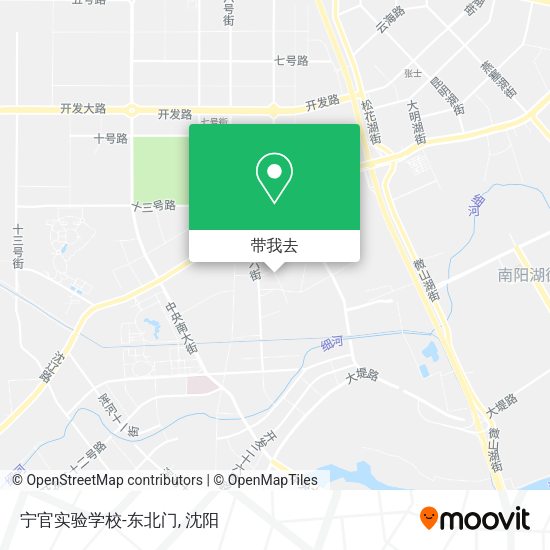宁官实验学校-东北门地图
