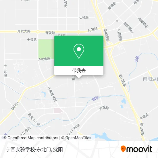 宁官实验学校-东北门地图