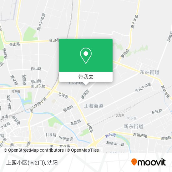 上园小区(南2门)地图