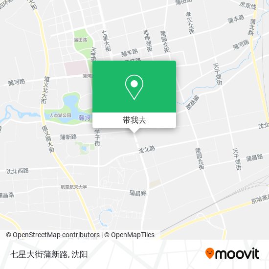 七星大街蒲新路地图