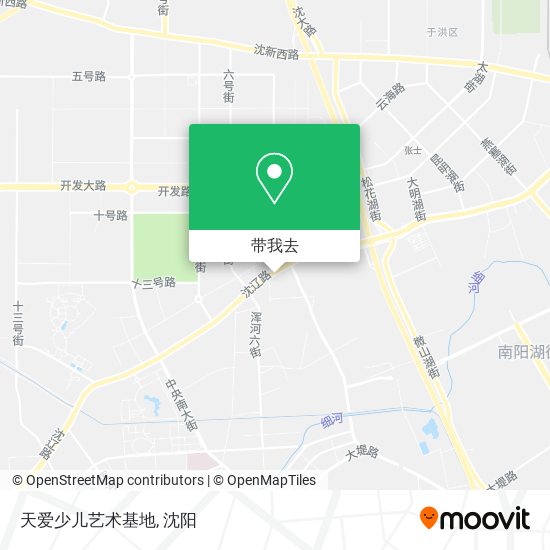 天爱少儿艺术基地地图