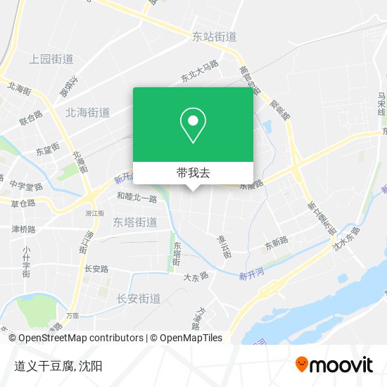 道义干豆腐地图