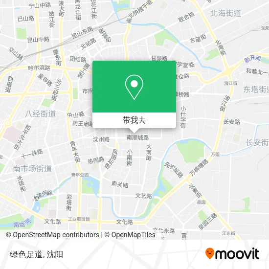 绿色足道地图