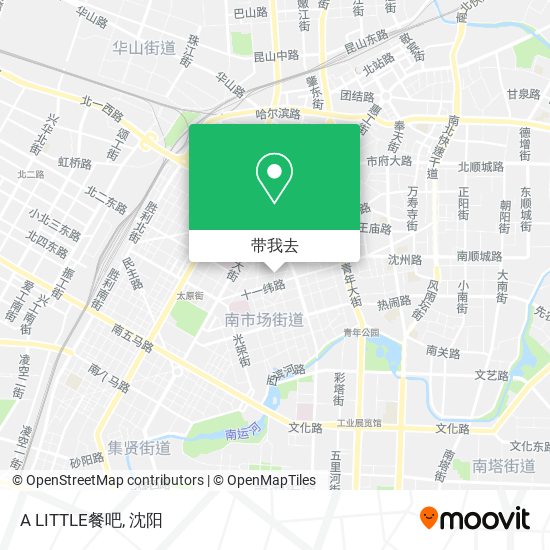 A LITTLE餐吧地图