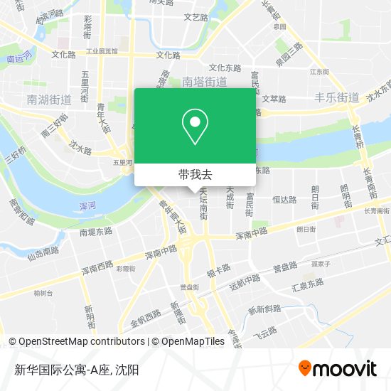 新华国际公寓-A座地图