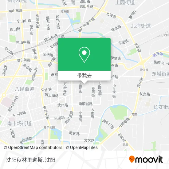 沈阳秋林里道斯地图