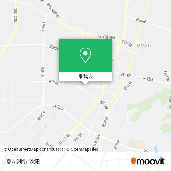 夏花湖街地图
